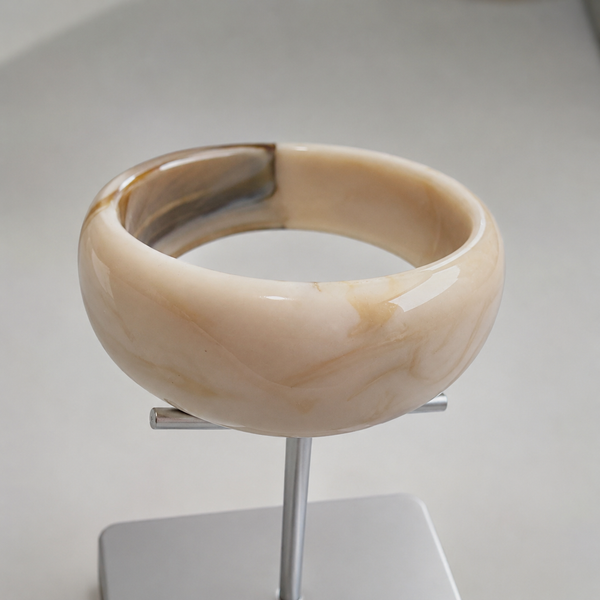 Beige Everyday Chunky Bracelet