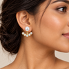 Pearl Arc Earrings