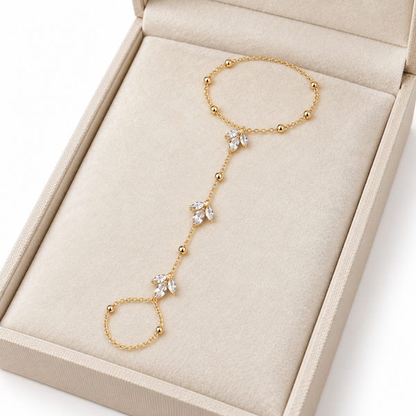 Crystal Tulip Handchain