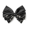 Dual Design Satin Bow Clip