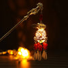 Rabbit Lantern Hairpin hair clip worn on model – styled for women