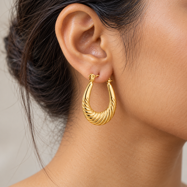 Crescent Wave Earrings