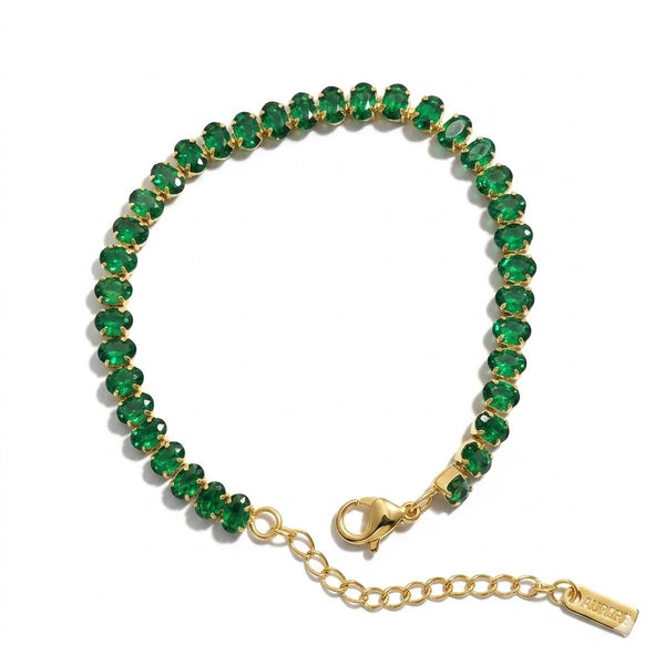 Emerald Green Slimline Bracelet