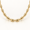 Barrel Beads Gold Chain