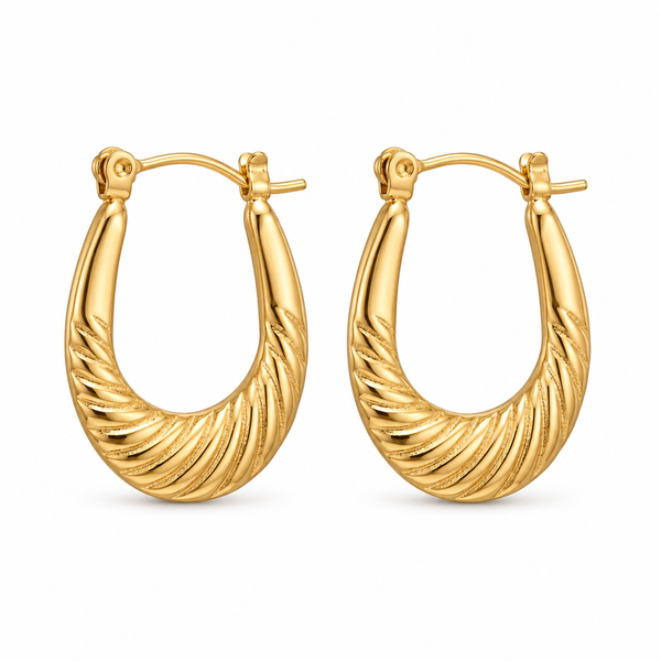 Crescent Wave Earrings
