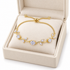 Crystal Adjustable Tulip Bracelet