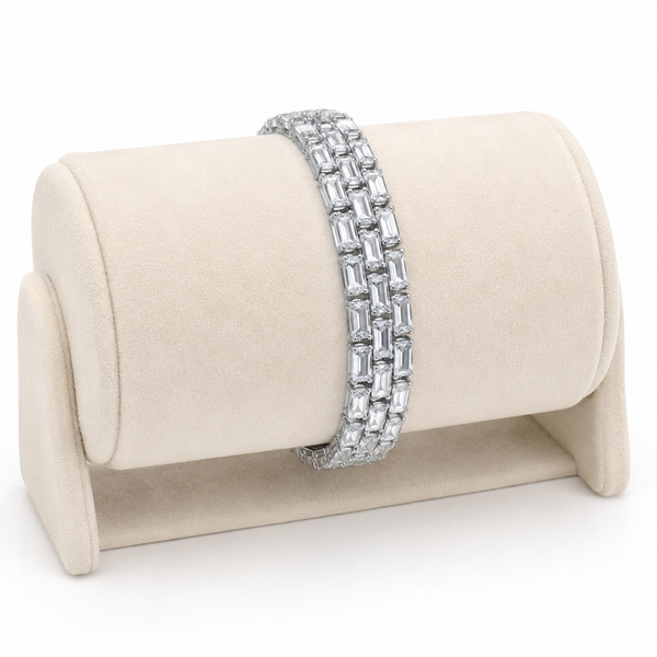 Silver Starlight Crystal Bracelet