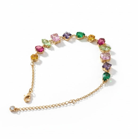 Glass Garden Multi Colour Bracelet