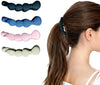Bow Banana Matte Hair Clip hair claw clip worn on model – styled for women