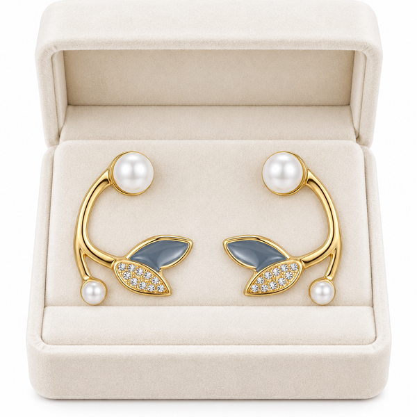 Dazzle Leaf Earrings