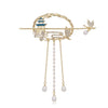 Close-up detail of the Imperial Pavilion Hair Stick hair clip