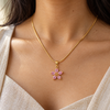 Crystal Blush Bloom Necklace