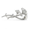 Silver Ginkgo Leaf Hair Pin