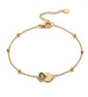 Textured Gold Heart Bracelet