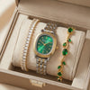 Emerald Apex Time Watch Stack