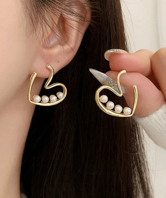 Heart Beads Earrings