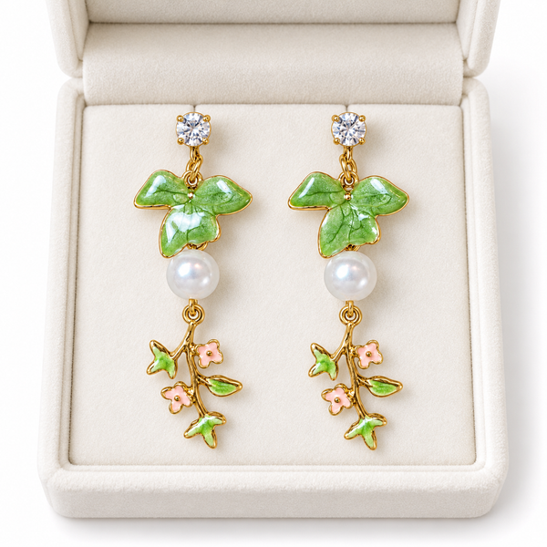 Pearl Floral Bloom Earrings