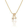 Dual Star Charms Necklace