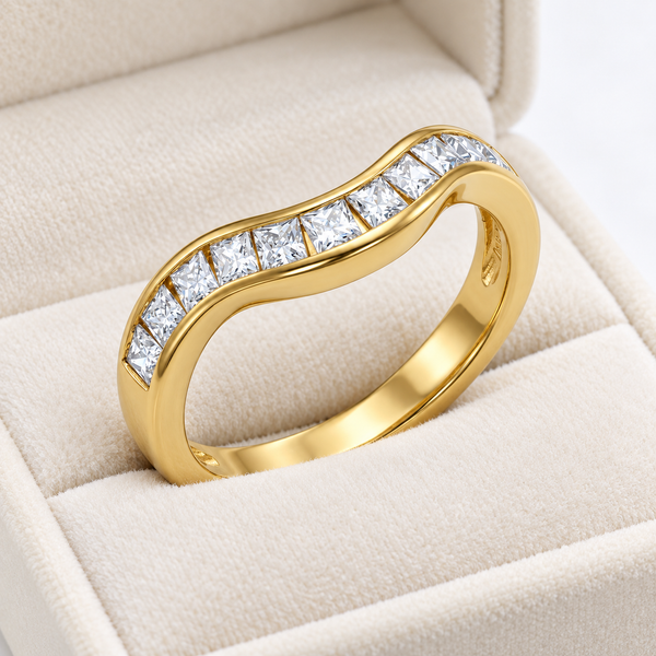 Studded Curve Ring