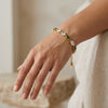 Emerald Crystal Drop Bracelet