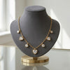 Heart Crystal Charm Dainty Necklace