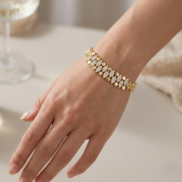 Marque Cluster Studded Bracelet
