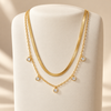 Dual Layer Crystal Chime Necklace
