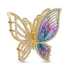 Embellished Purple Hued Butterfly Hair Claw – Purple hair claw clip for women by Fix My Hairs