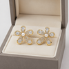 Crystal Sparkle Flower Earring