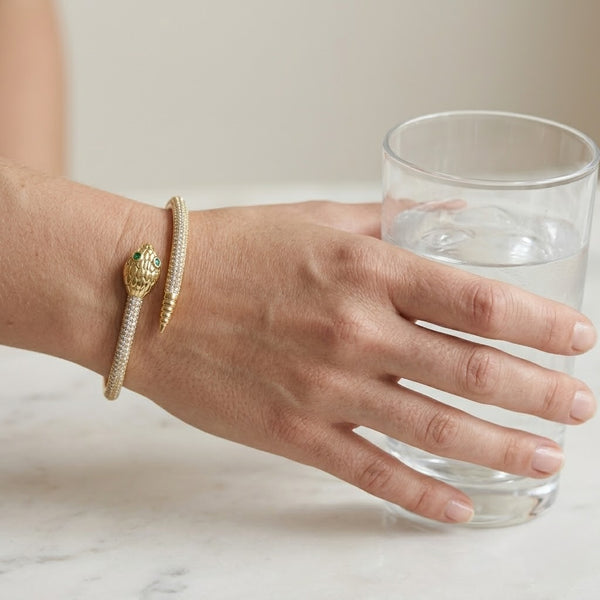 Golden Serpent Bracelet