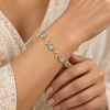 Sea Blue Tulip Bracelet