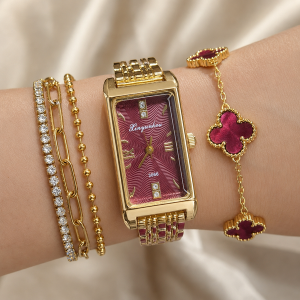 Cherry Aura Watch Stack