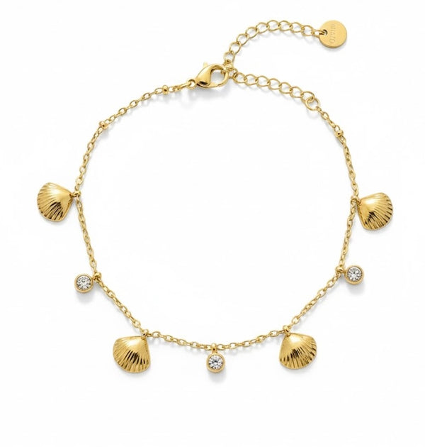 Shell Stone Dainty Bracelet