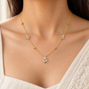 Mini Crystal Tulip Necklace