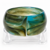 Emerald Glass Chunky Bracelet