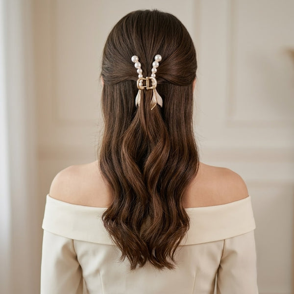 Pearly Mermaid Hair Claw hair claw clip – alternate angle