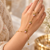 Pink Tulip Hand Chain