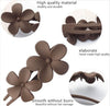 Matte Double Flower Hair Clips hair claw clip – product image 7