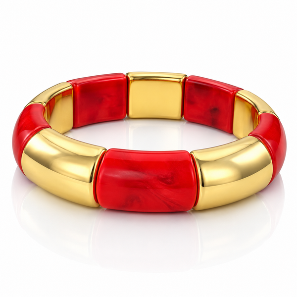 Viral Stackable Bracelet- Maroon