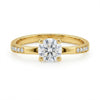 Bow Diamond Studded Ring