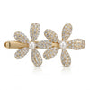 Crystal Studded Flower Clip