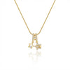 Studded Star Charm Necklace