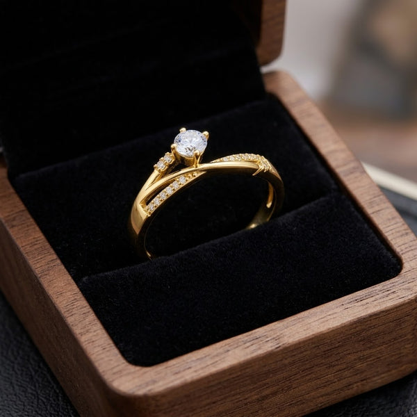 Veil 24k Gold Plated Ring