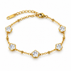 Crystal Flower Bracelet