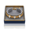 Crystal Hearts Mesh Bracelet