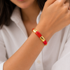 Viral Stackable Bracelet- Maroon