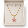 Crystal Blush Bloom Necklace