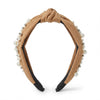 Pearl Studded Knotted Headband jewellery shown with Fix My Hairs gift packaging
