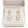 Star Studded Drop Earrings