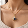 Blu Swan Pendent Necklace